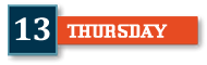 Thursday, March 13